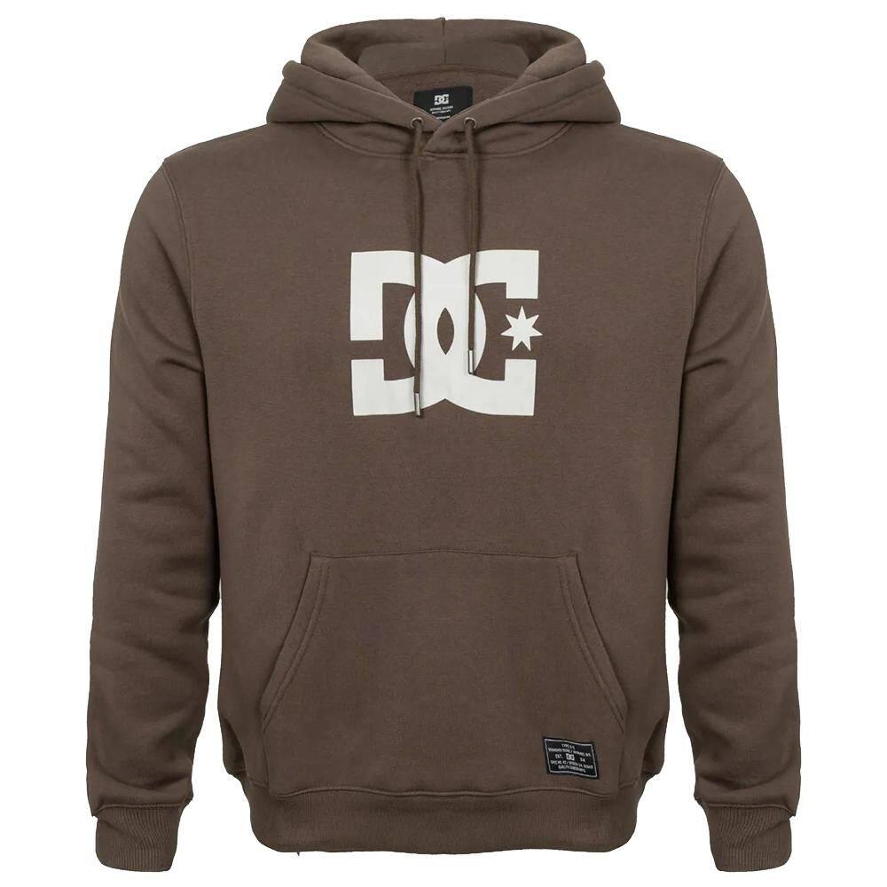 Moletom DC Shoes Canguru DC Star WT25 Masculino Marrom