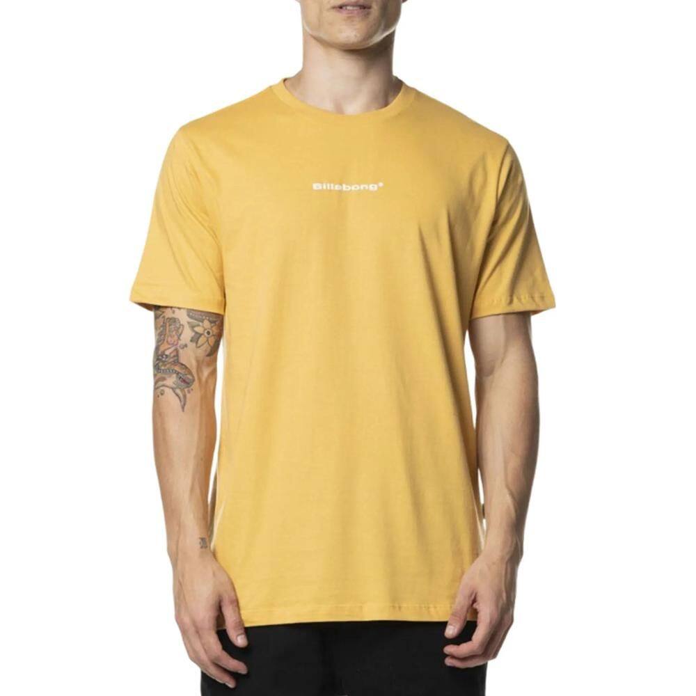 Camiseta Billabong Smitty WT25 Masculina Mostarda