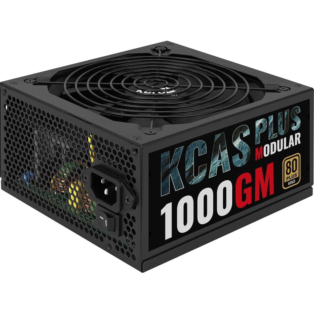 Fonte De Alimentação ATX Aerocool Gamer KCAS 1000GM PFC Ativo 80 Plus Gold