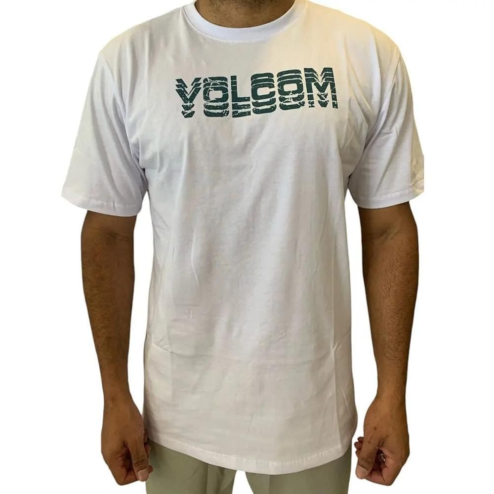 Camiseta Volcom Cement WT25 Masculina Branco