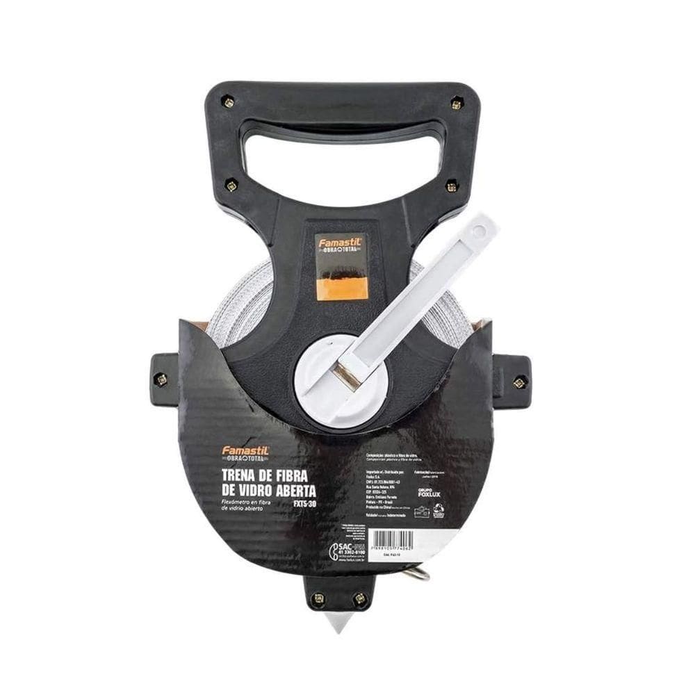 Trena De Fibra De Vidro 100 M X 13 Mm Aberta Famastil