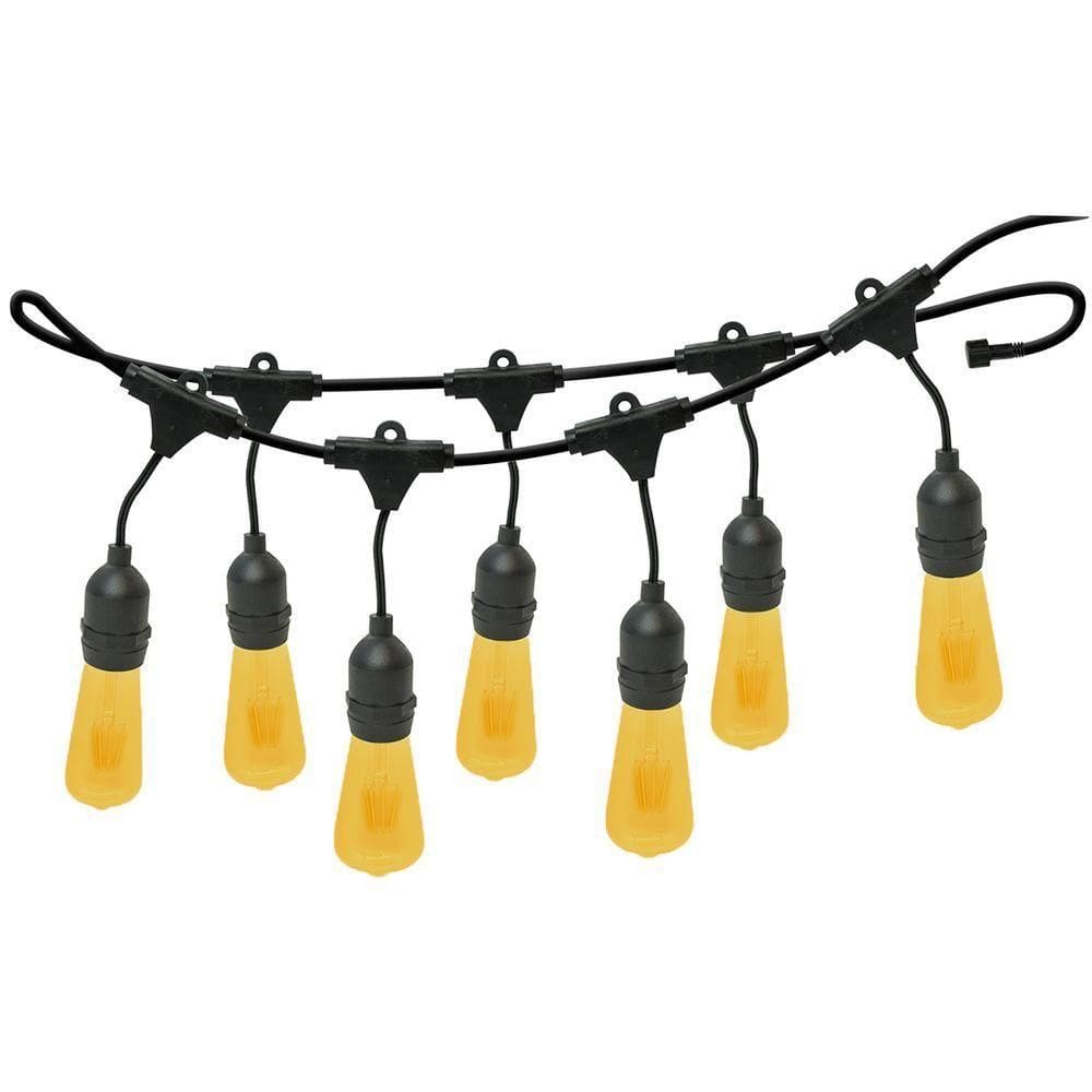 Varal De Luzes 10m Bivolt Com 10 Lâmpadas Amarelas 127v Foxlux