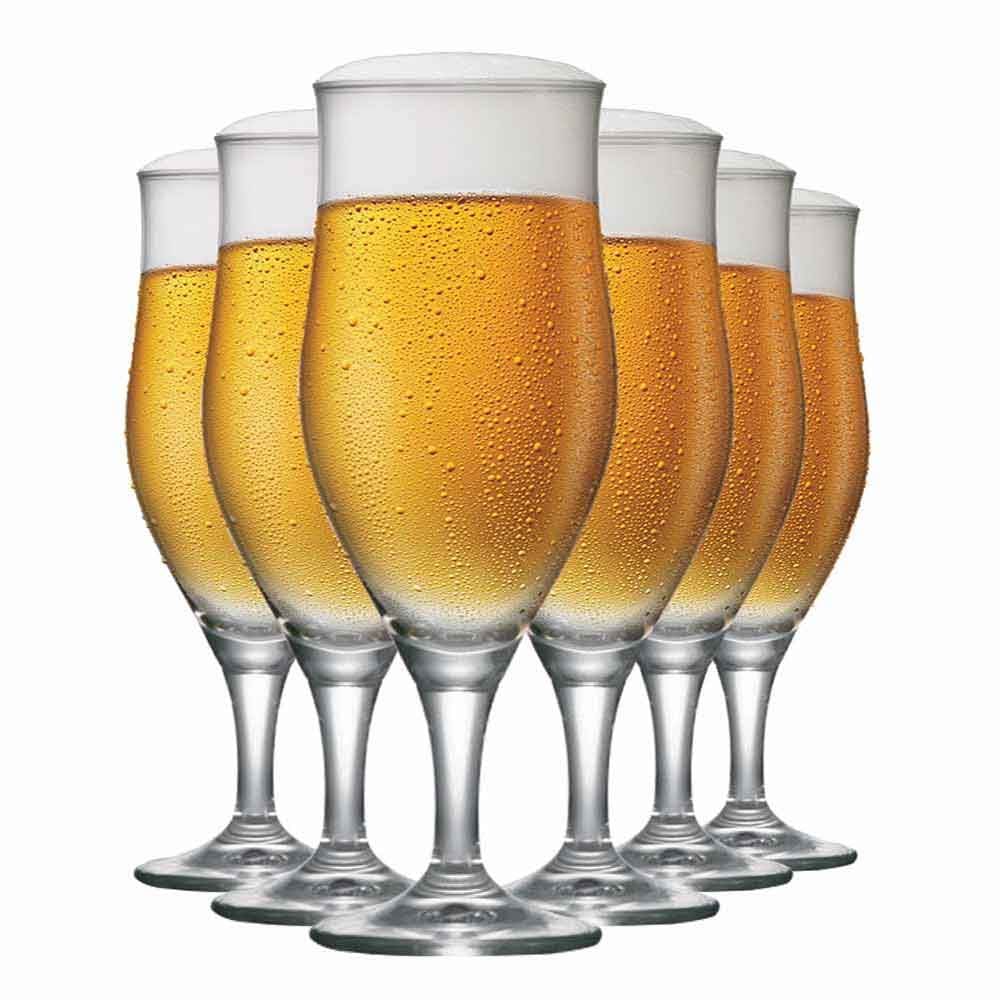 Taça de Cerveja Lubzer P Cristal 260ml 6 Pcs