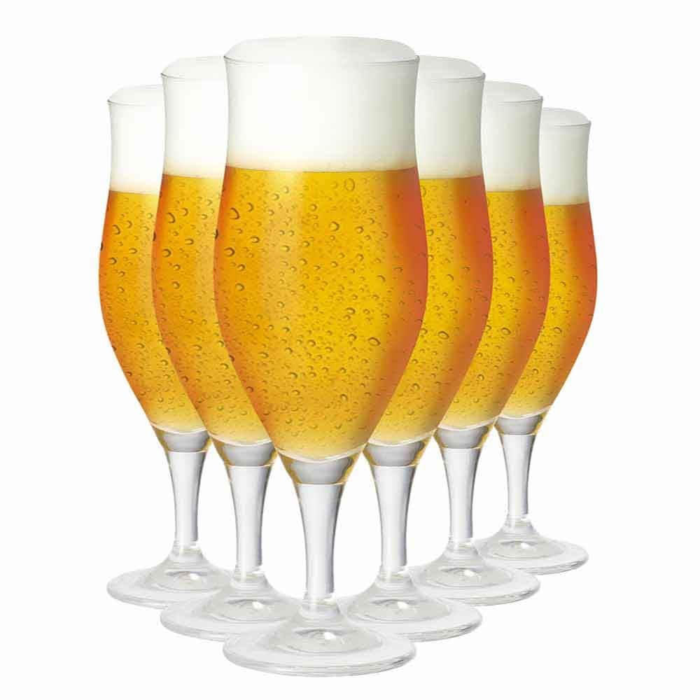 Taça de Cerveja de Cristal Lubzer GG 515ml 6 Pcs