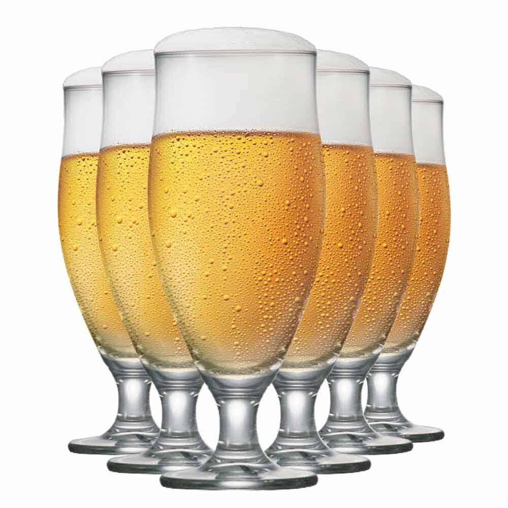 Taça de Cerveja de Cristal Paris M 385ml 6 Pcs