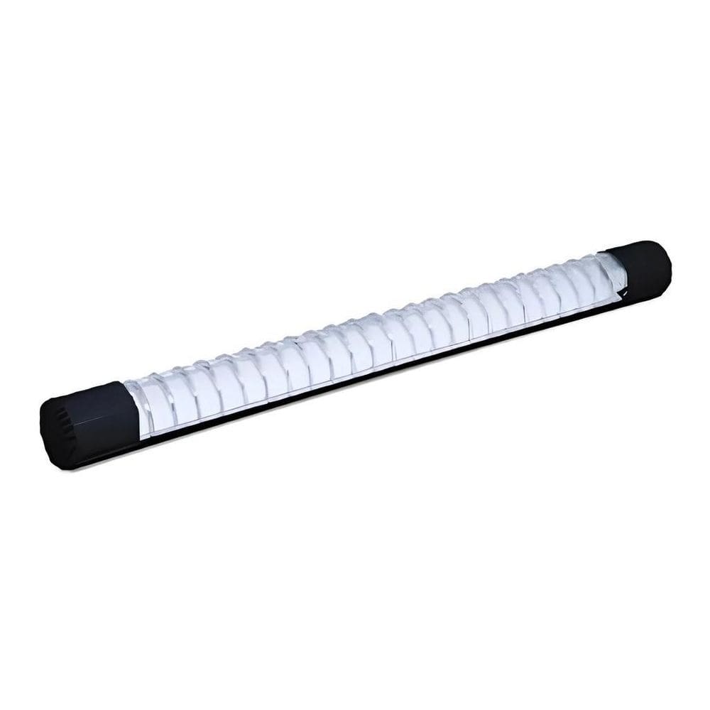 Luminária Lustre Tubo Zeta Preta Skylux Para Lâmpada Led 9W