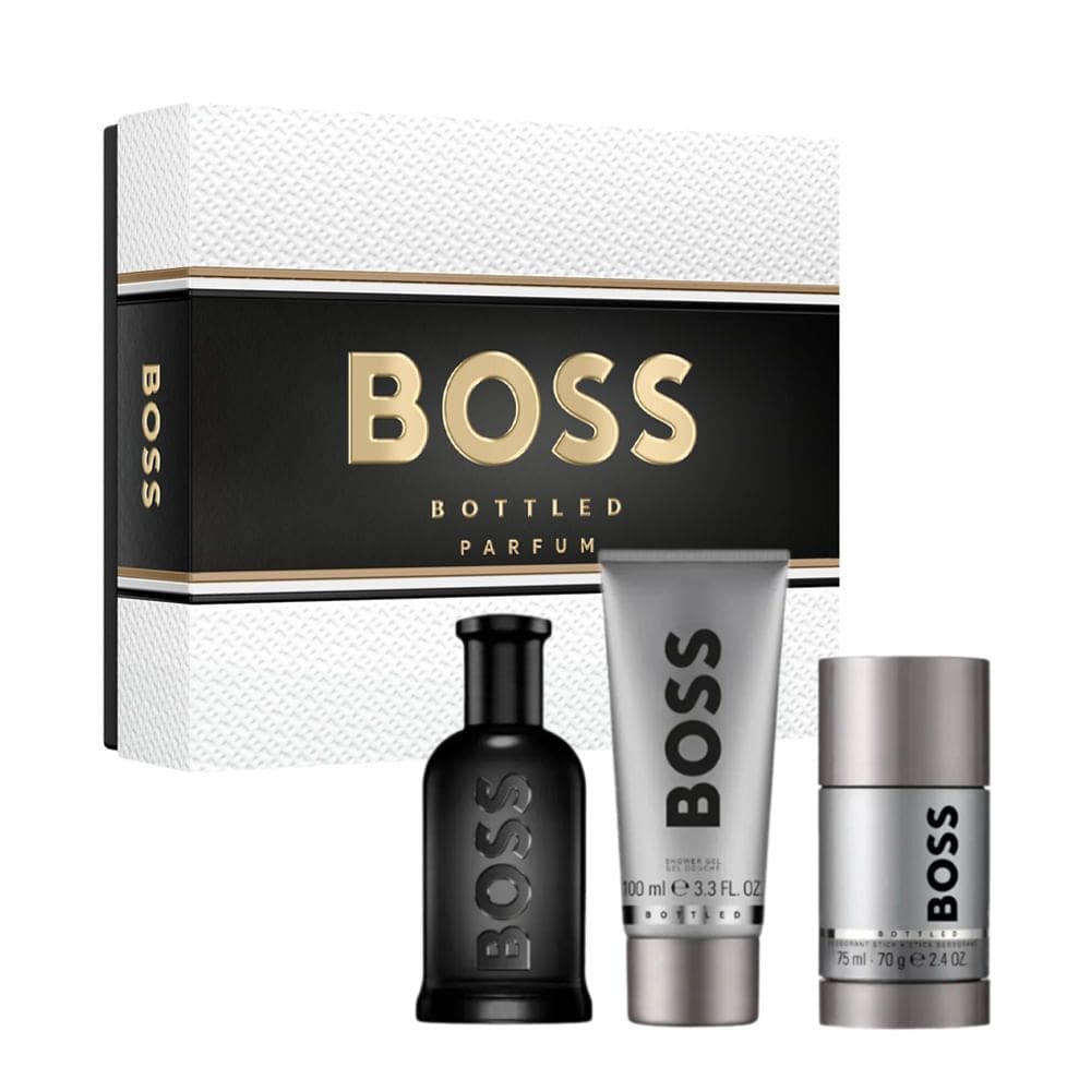 Kit Hugo Boss Bottled Parfum Masculino EdP 100 ml - Gb 100 ml + Deso 75ml