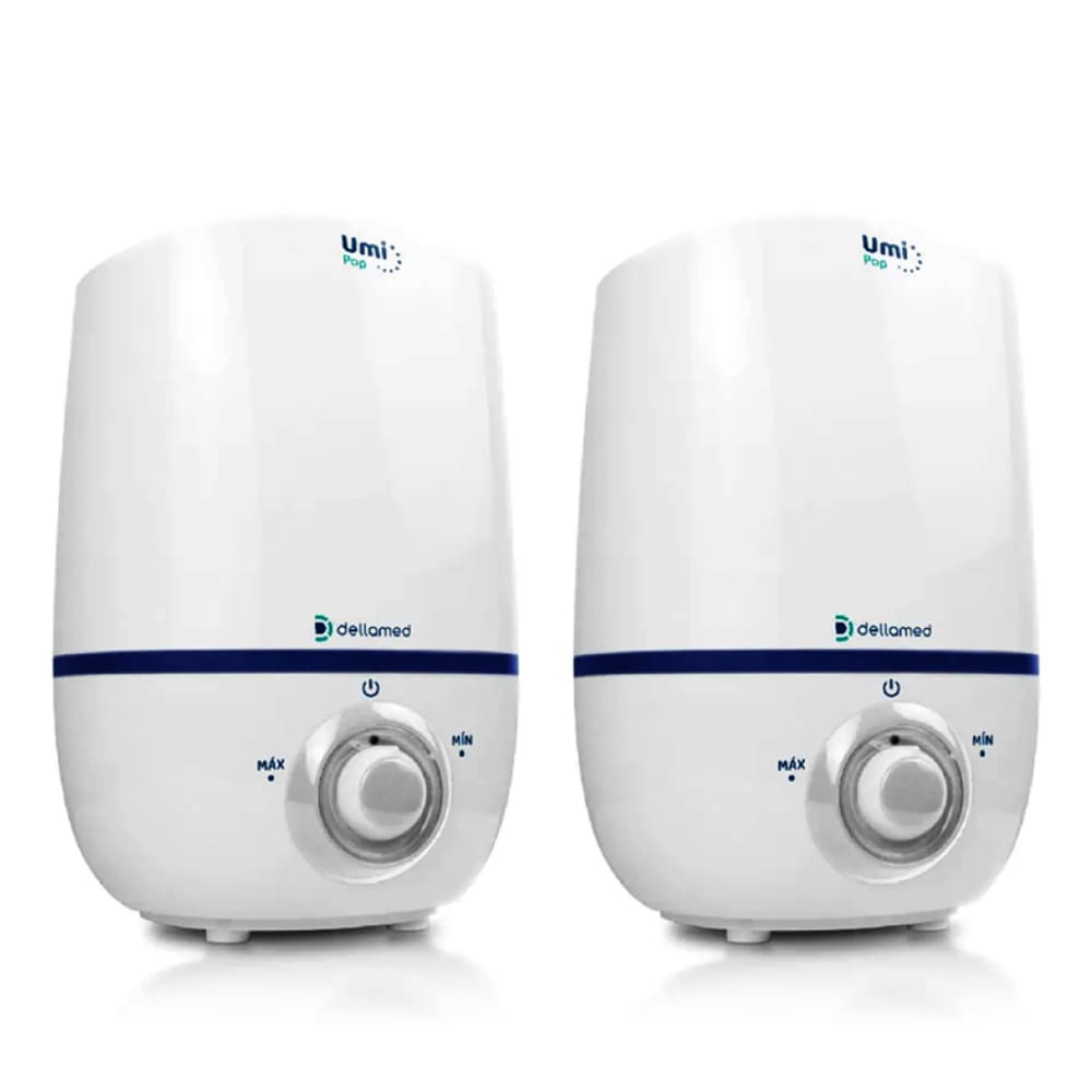Combo 2 Umidificadores UMI POP HEALTH 2,3L Dellamed Branco Bivolt
