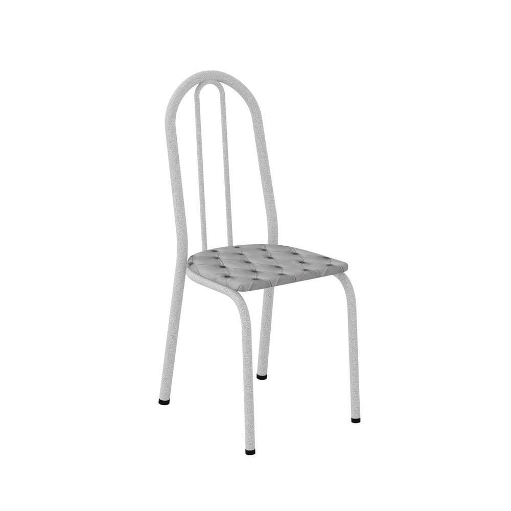 Kit Com 2 Cadeiras América 050 Base Branco Para Cozinha