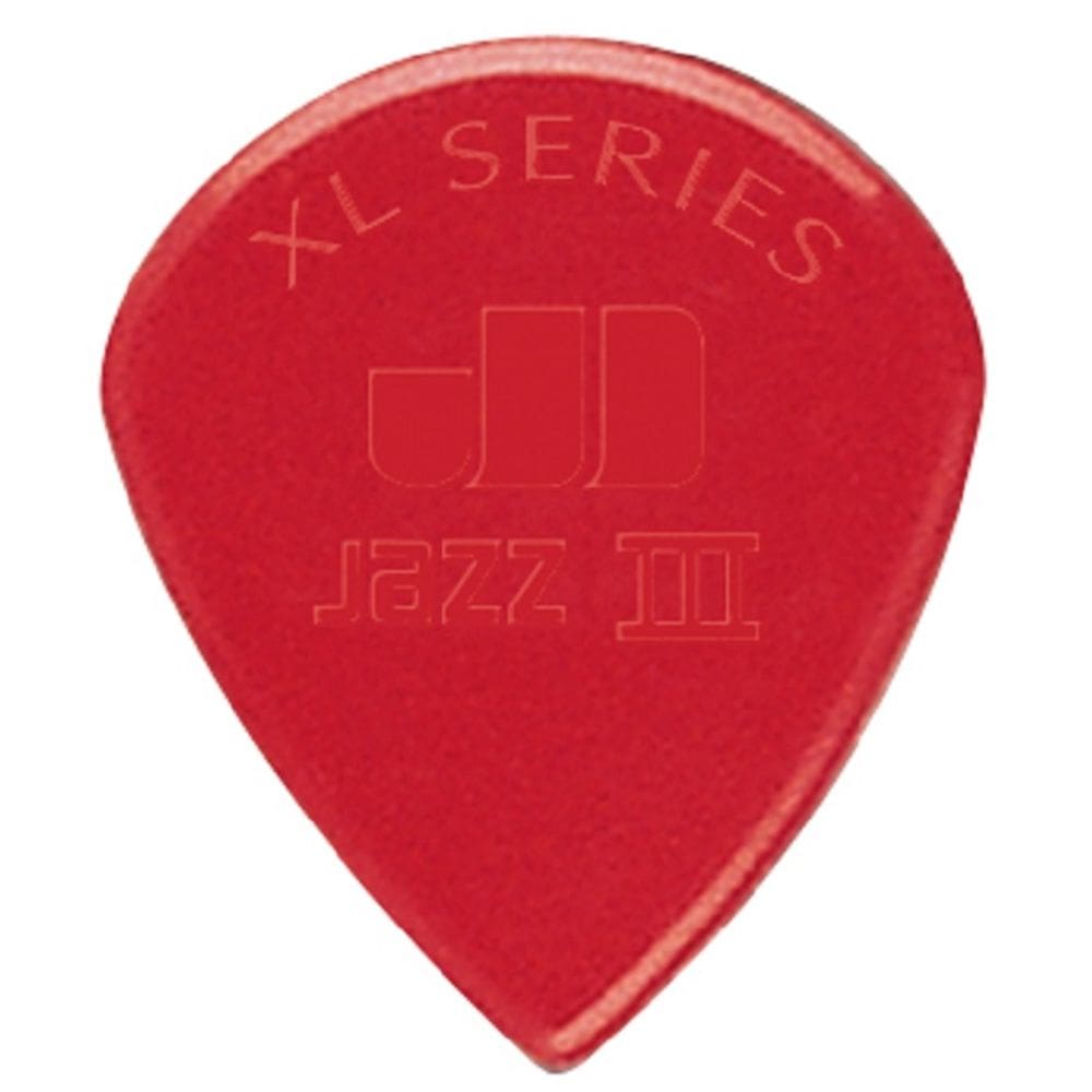Palheta Nylon Jazz Iii Vermelha Pacote Com 24 Dunlop