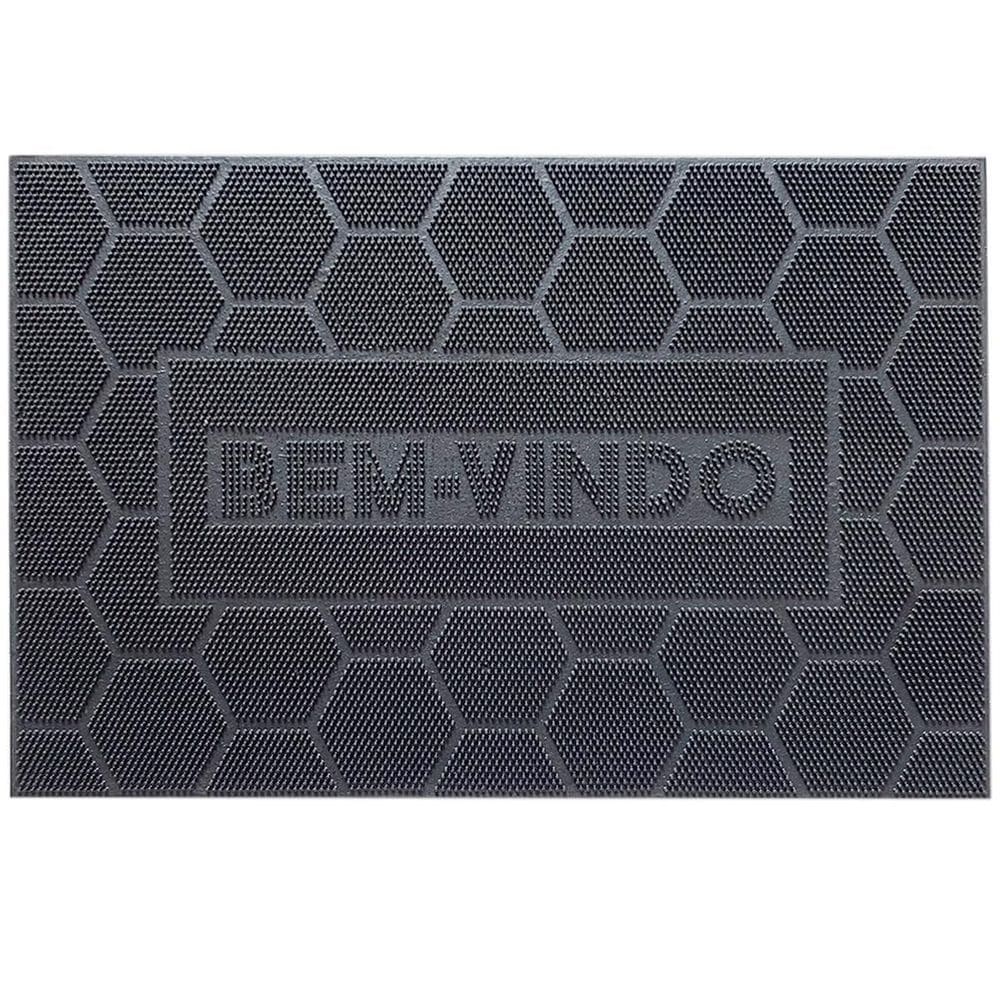 Capacho De Borracha Tapete De Porta Entrada 60X40Cm Uzoo