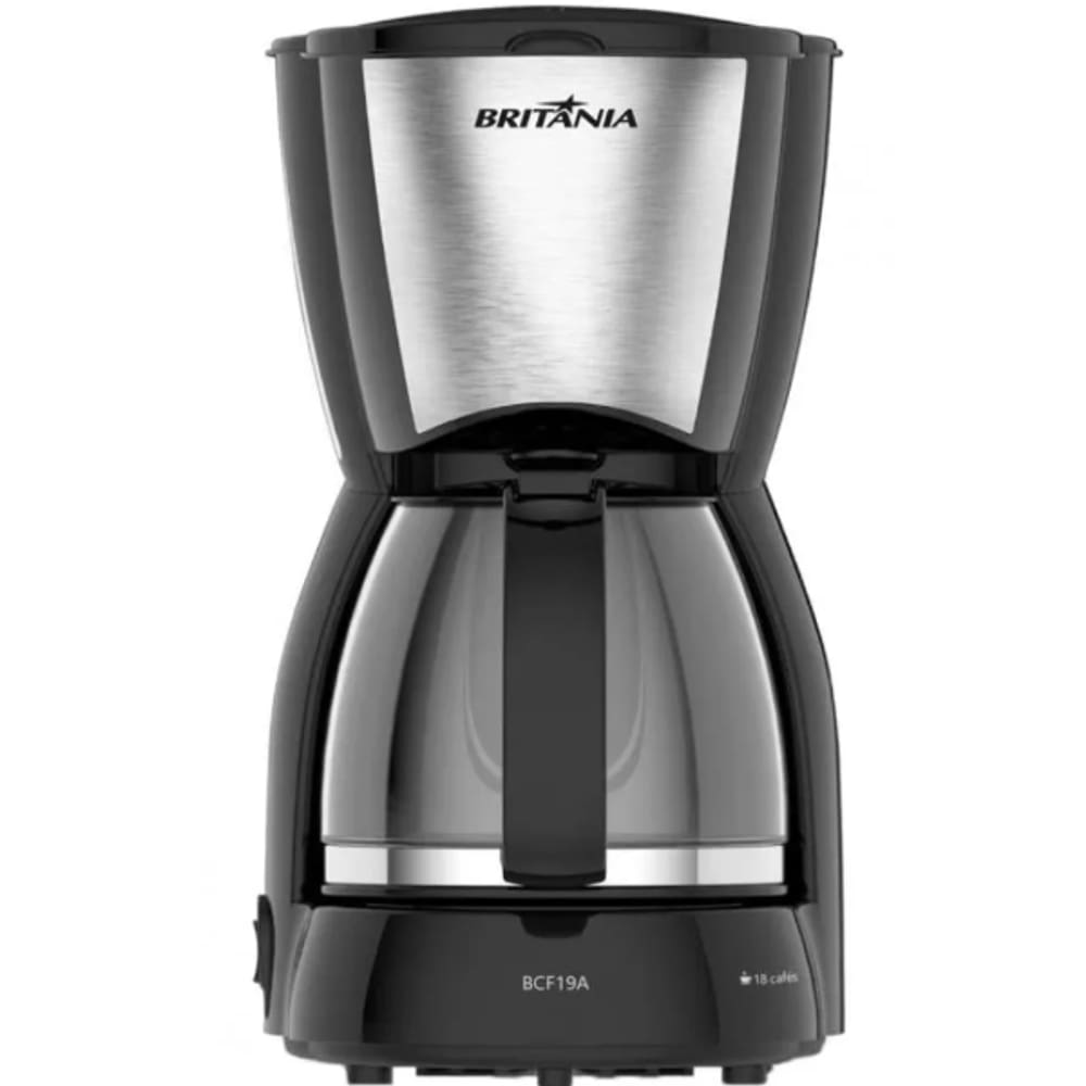 Cafeteira Eletrica Britania 720ml Faz 18 Cafes 550W Preta 220V