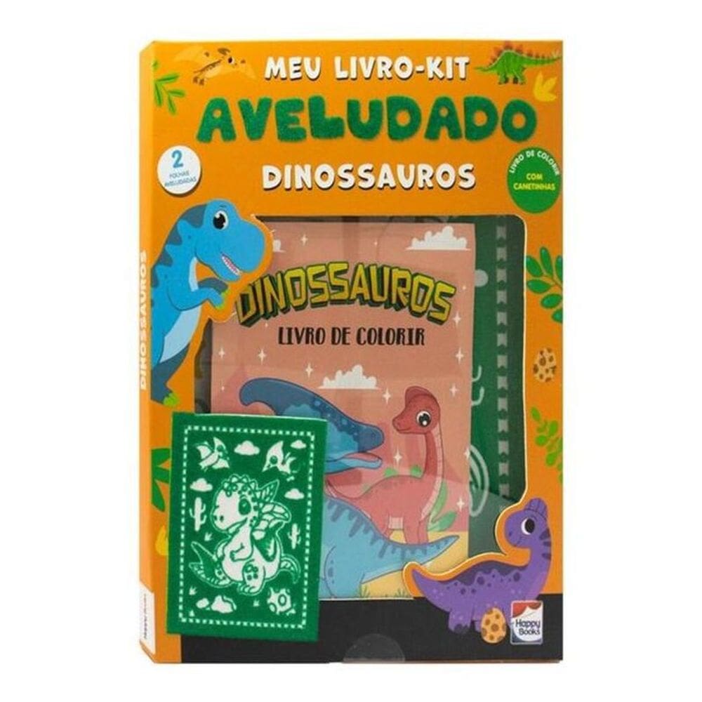 Meu Livro Aveludado: Dinossauros
