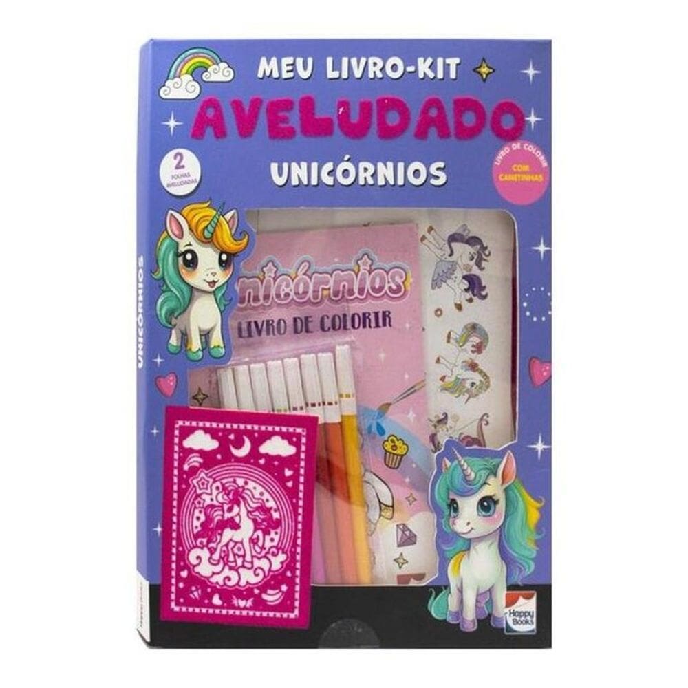 Meu Livro Aveludado: Unicórnios