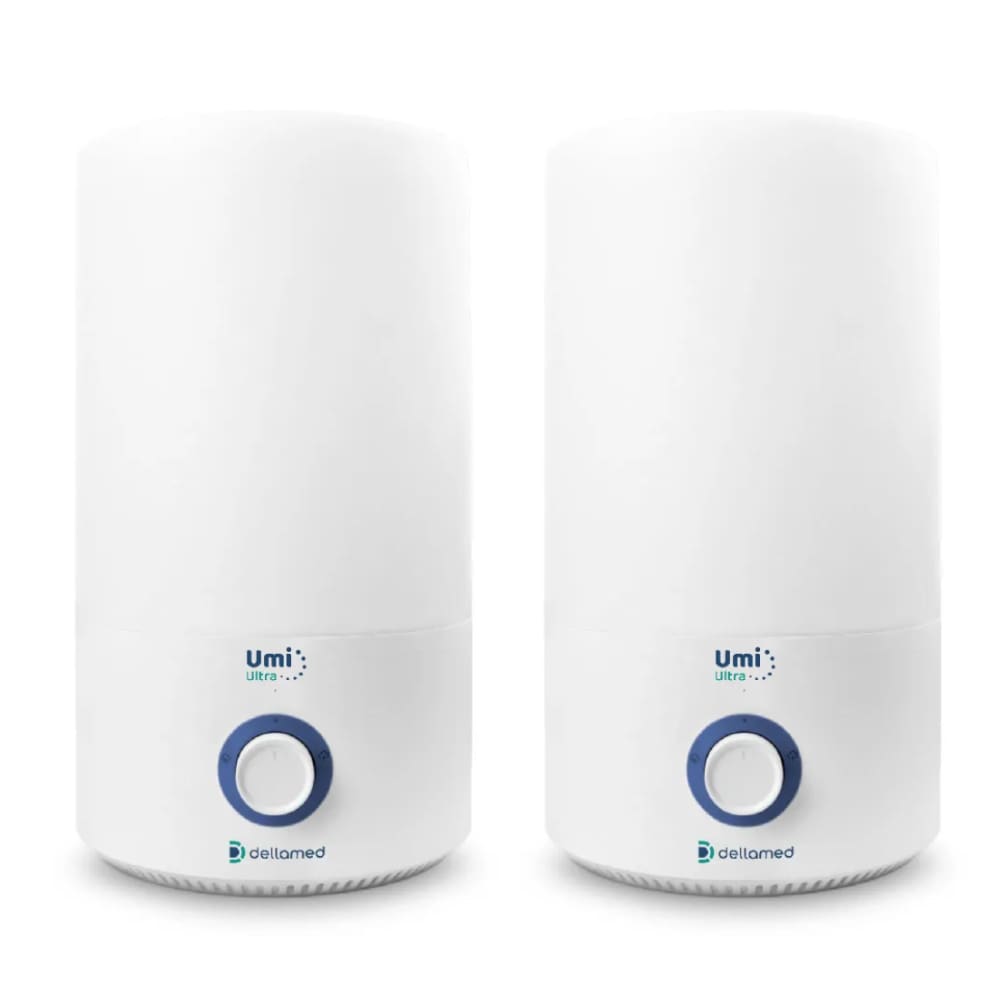 Combo 2 Umidificador Ultrassônico 4,3 Litros Umi Ultra Dellamed Branco Bivolt