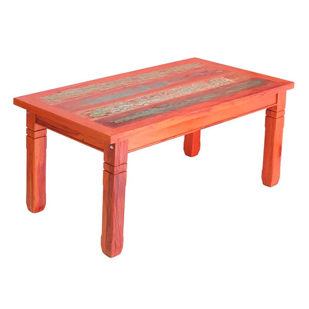 Mesa de Jantar 1,6 M Madeira Maciça Com Pátina