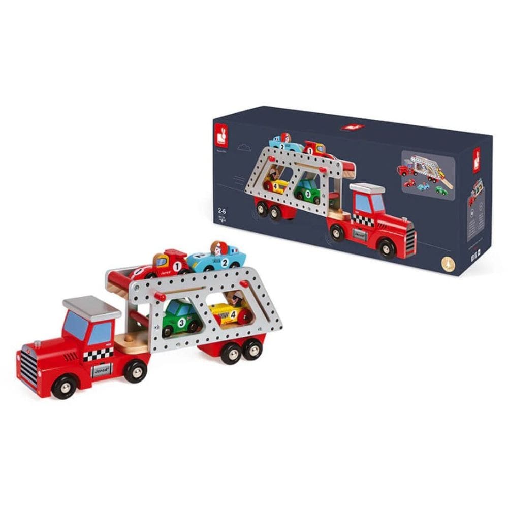 Caminhão com 4 Carrinhos Speed Racer - Maped