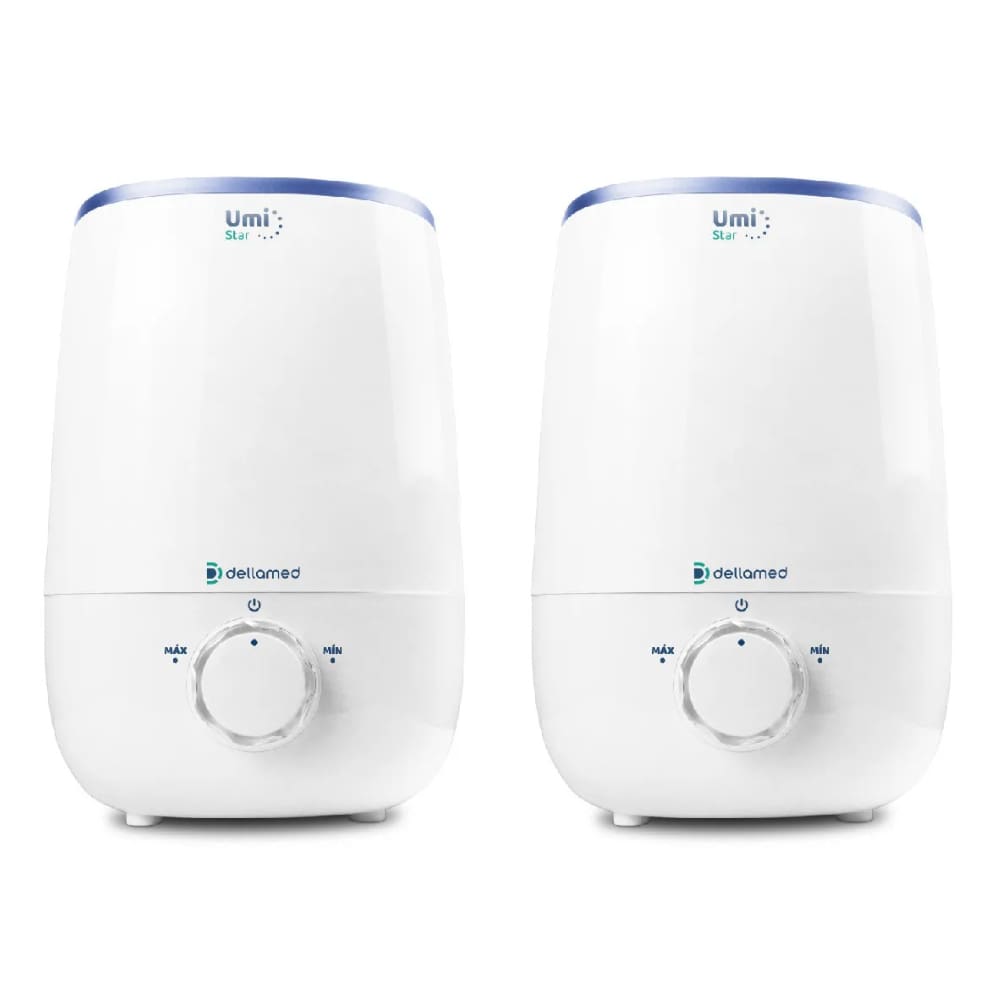Combo 2 Umidificador Ultrassônico 3,4 litros UMI STAR Dellamed Bivolt