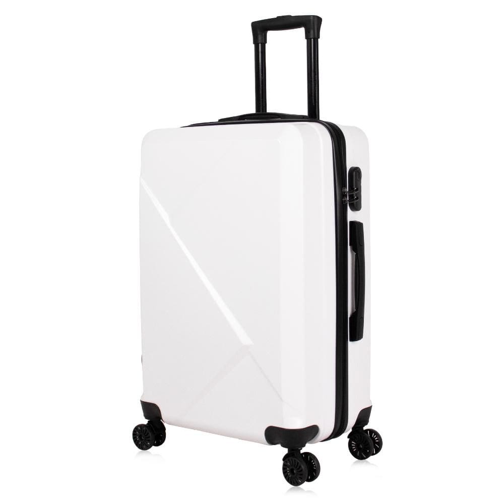 Mala de viagem média Sparta Branco Swiss Move