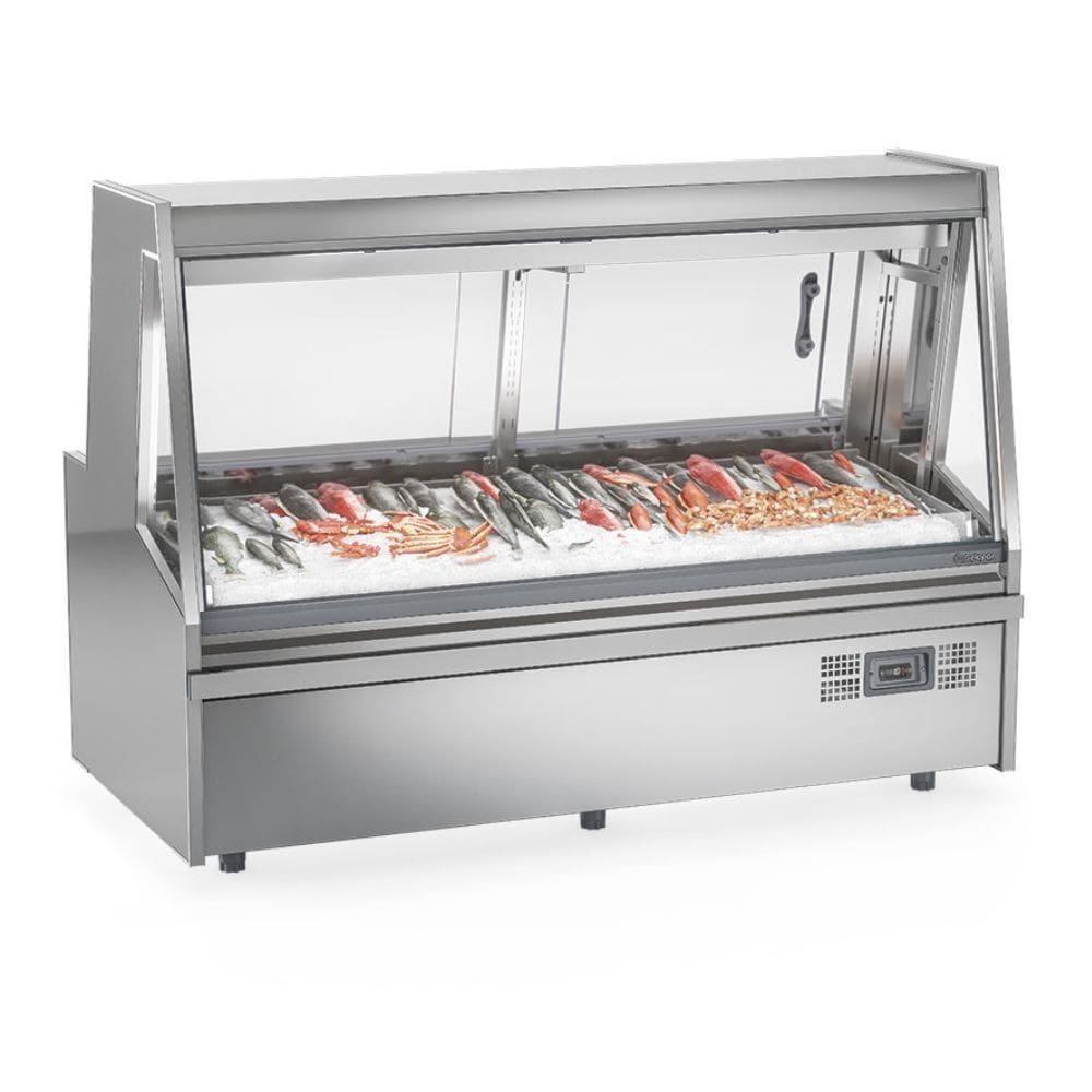 Balcão Frigorífico Peixaria Standard GAPX200A Inox Gelopar 220V