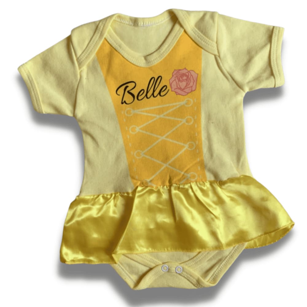 Body Princesa Bela Mesverssario