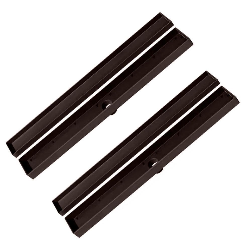 Kit 2 Ralo Oculto Linear Embutir 5X50 Porcelanato Marrom