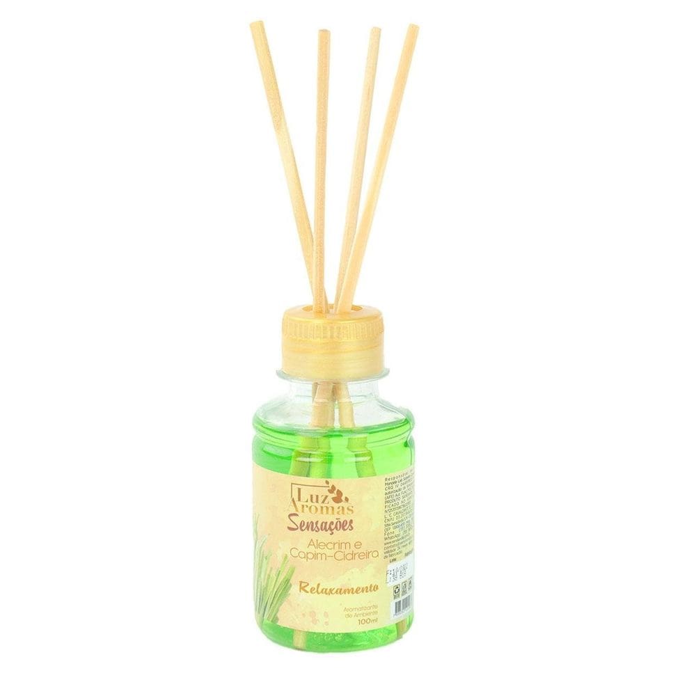 Aromatizador de Ambiente 100ml Capim Cidreira - Tudo em Caixa