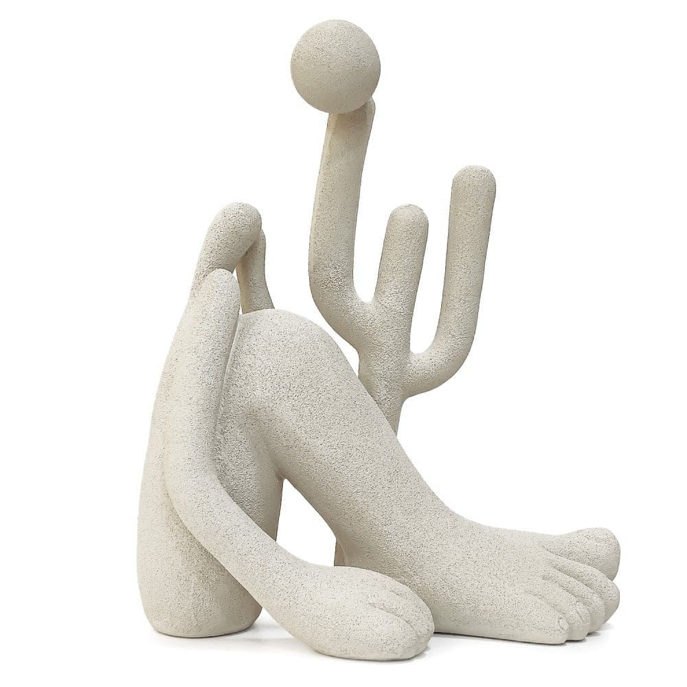 Escultura Abaporu Tarsila do Amaral Decorativa em Poliresina 32x27cm