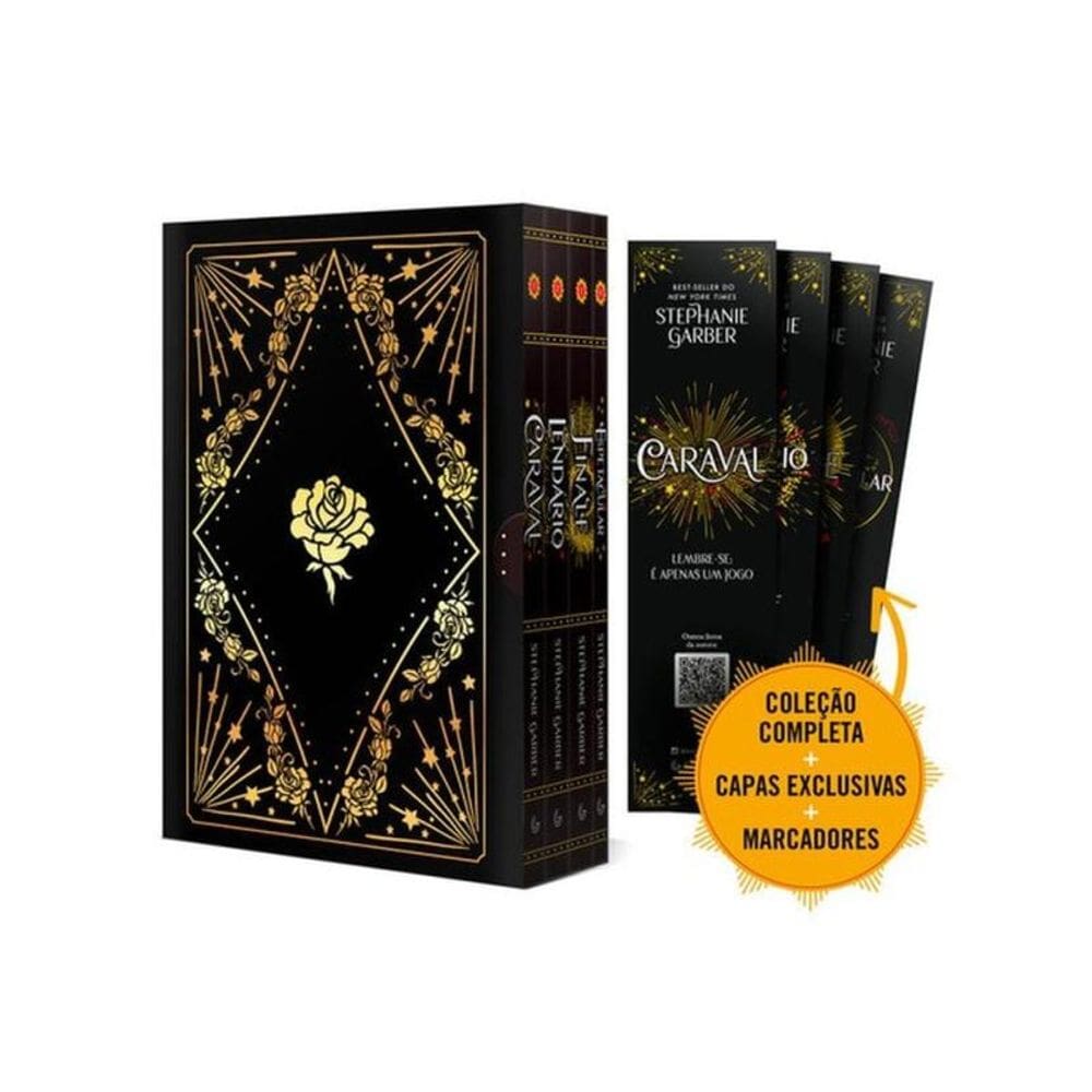 Caixa Caraval - Edição De Colecionador (Série Completa Com 4 Volumes)