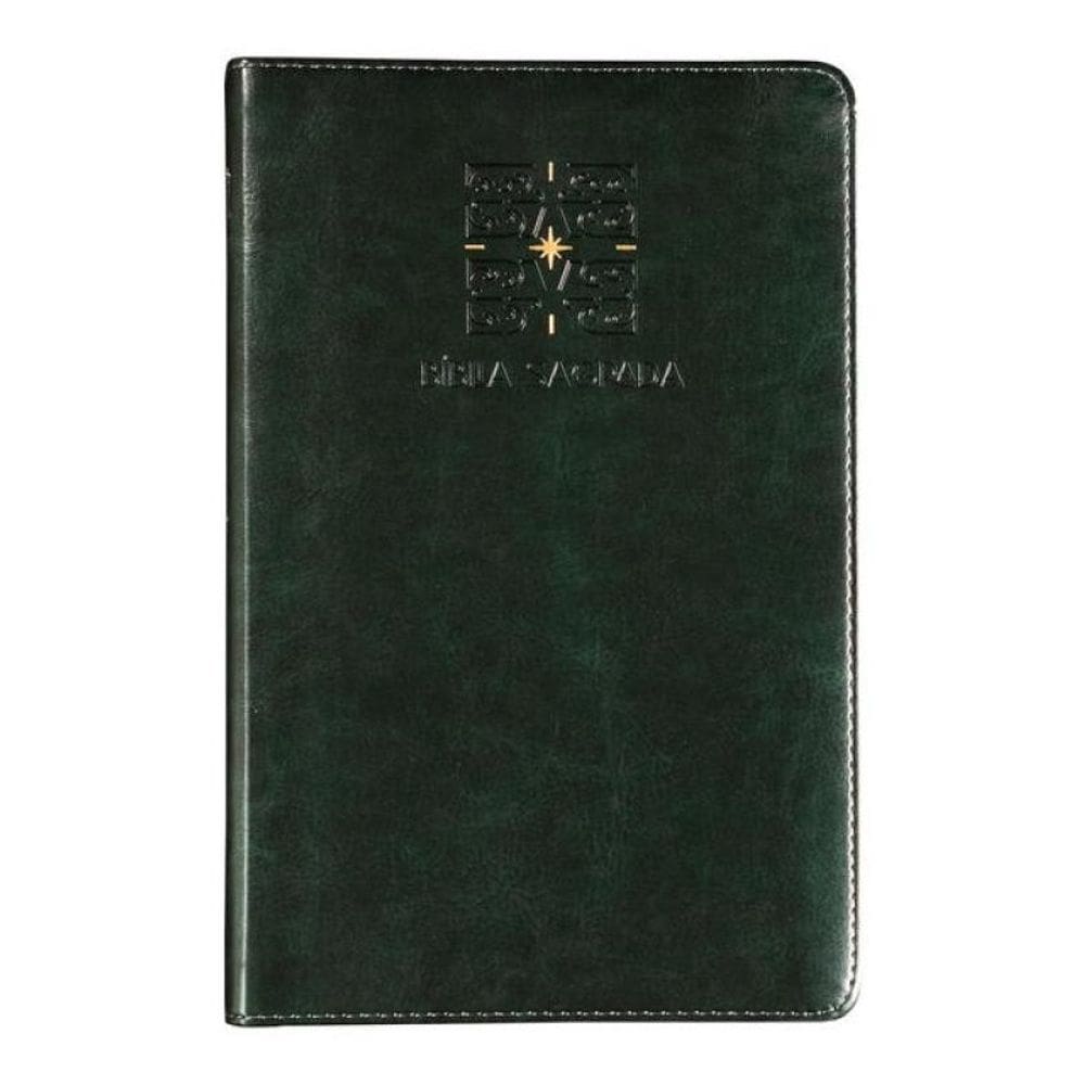 The Purpose Book: Bíblia Sagrada, A21, Capa Couro-Soft Verde, Luz