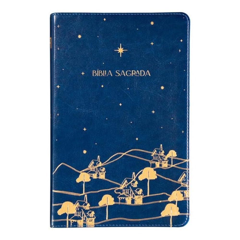 The Purpose Book: Bíblia Sagrada, A21, Capa Couro-Soft Azul, Reino