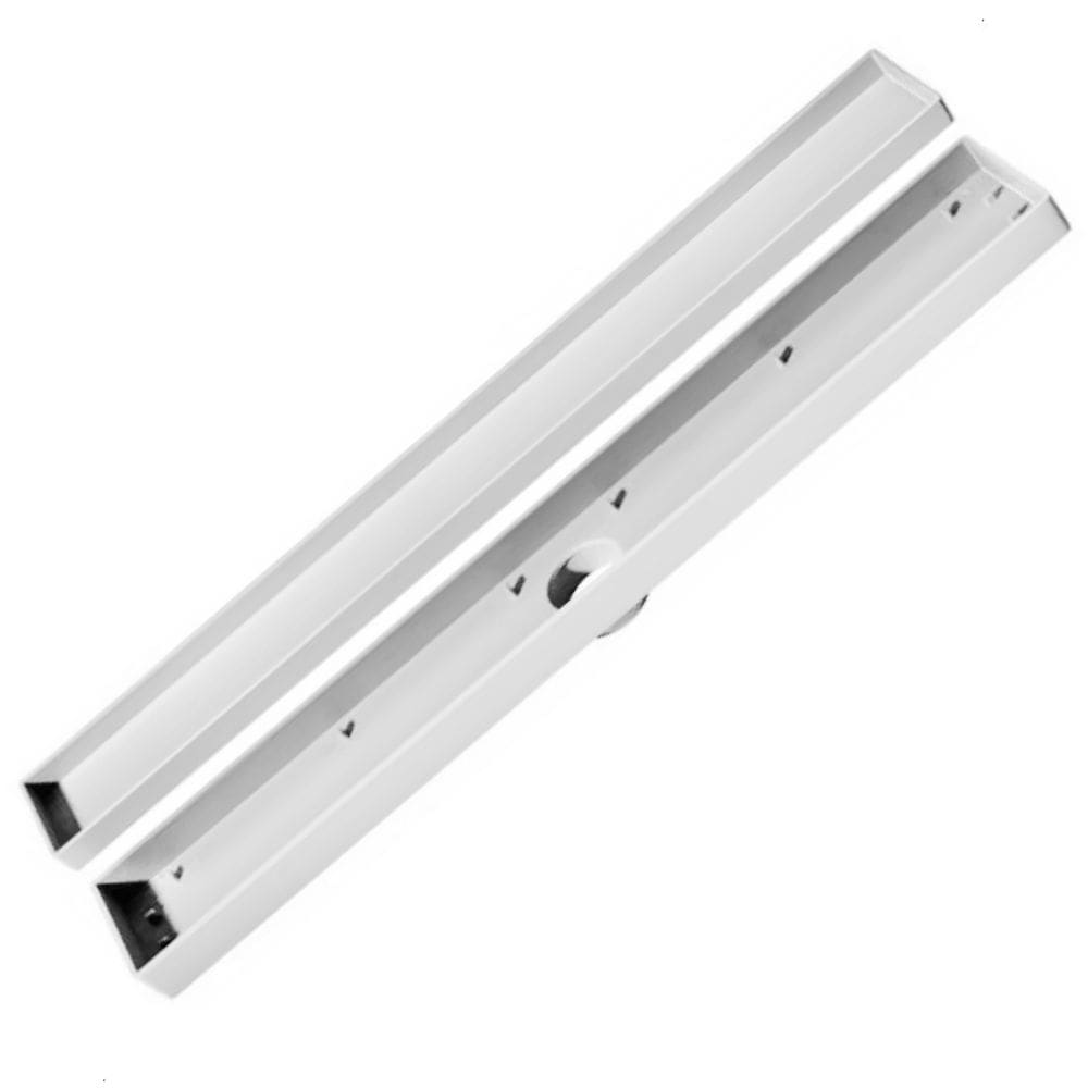 Ralo Oculto Linear de Embutir 5x50 Para Porcelanato Branco