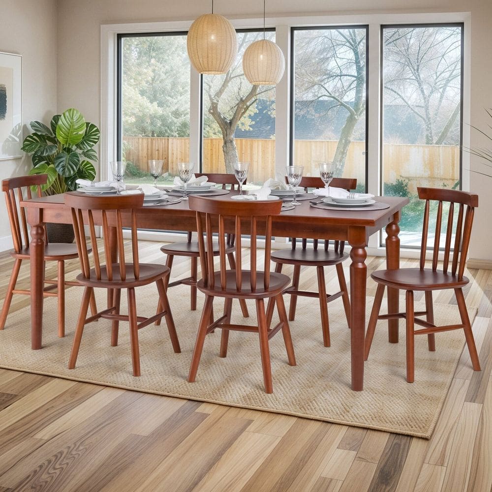Conjunto de Mesa com 6 Cadeiras Sabrina Nozes