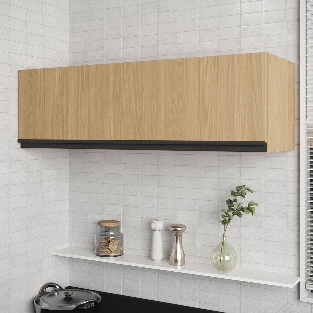 Armário Aéreo Porta Basculante 100cm Nara Cabecasa Madeiramadeira Avena