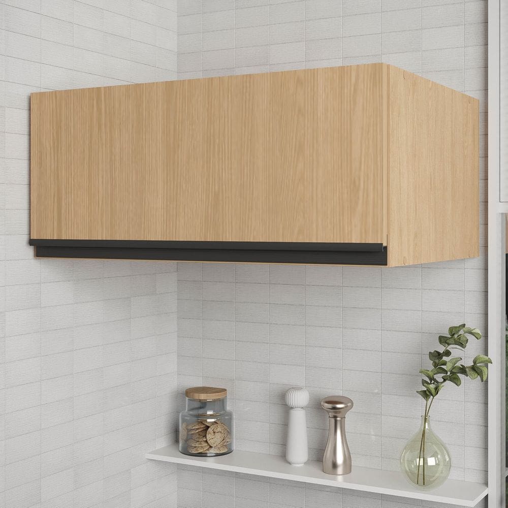 Armário Aéreo Maior Profundidade Porta Basculante 70cm Nara Cabecasa Madeiramadeira Avena