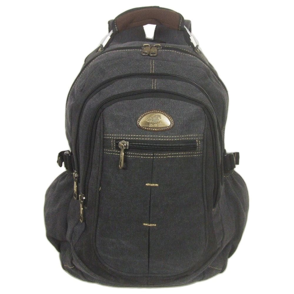 Mochila Lona Cabo Aço Kvn Sport Escolar 35l Laptop 17”
