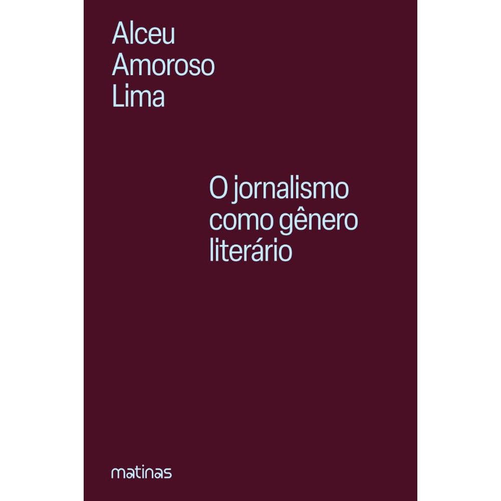 O jornalismo como gênero literário - Brochura
