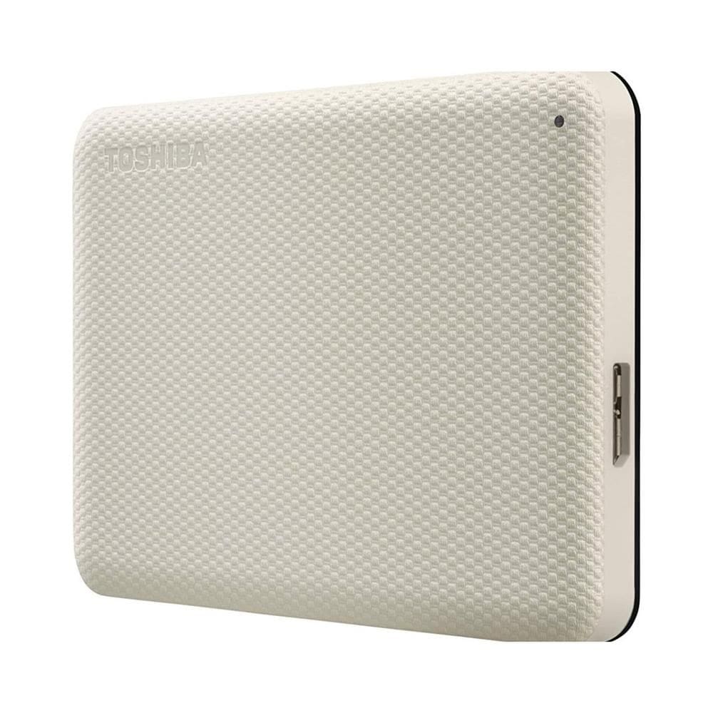 HD Toshiba Portátil CANVIO ADV Branco, 2TB, USB 3.0, Branco - HDTCA20XW3AA