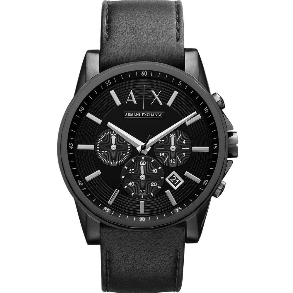 Relógio Masculino Couro Armani Exchange Ax2098B1 P1Px