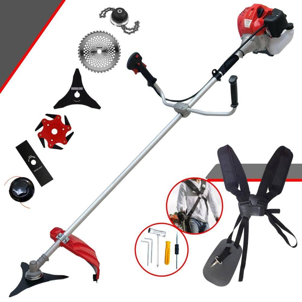 Aparador de Grama Completo À Gasolina Anmax CG430P 2HP 43cc Com Carretel + Lâmina Facão + Lâmina 3 Pontas + Lâmina 6 Pontas + Disco Circular + Trimmer