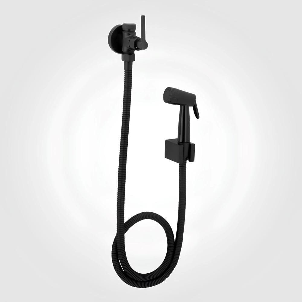 Ducha Higiênica Com Derivação Dn15 Mais Preto Fosco Perflex