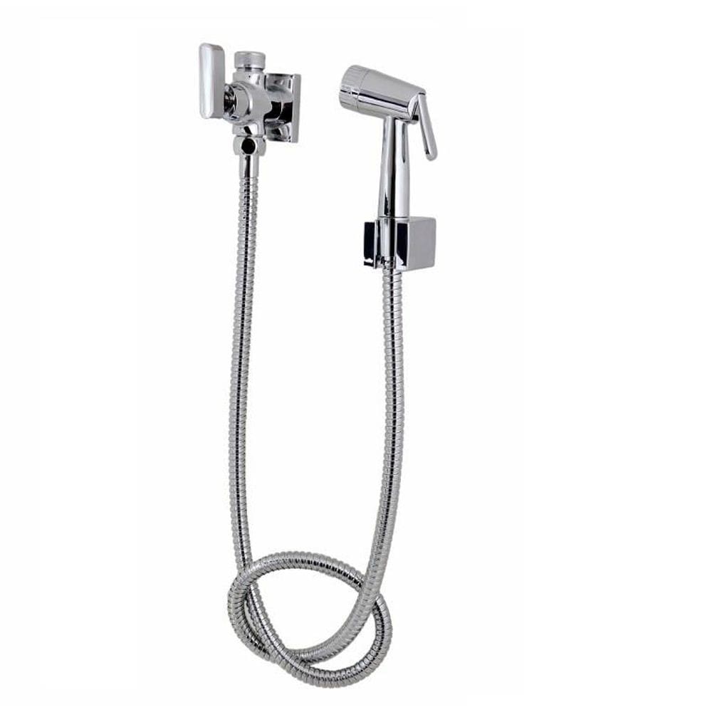 Ducha Higiênica Com Derivação Dn15 Dom Cromado Perflex