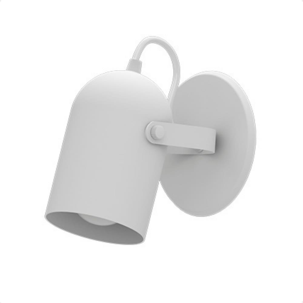 Arandela de Parede Moderna Taschibra Bell Mini E27 Bivolt Branco