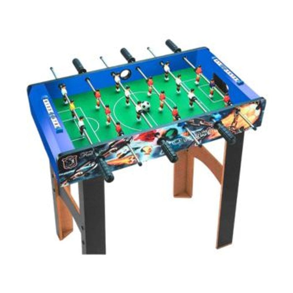 Super Pebolim Braskit Jogo Toto Infantil Completo C 69cm x L 37cm x A 64cm
