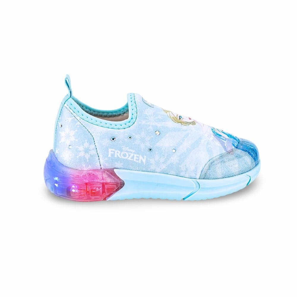 Tênis Infantil Menina Bibi Space Frozen da Disney Azul