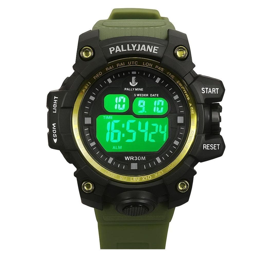 Relógio Masculino Militar Redondo Mssculino Verde Oliva 2025