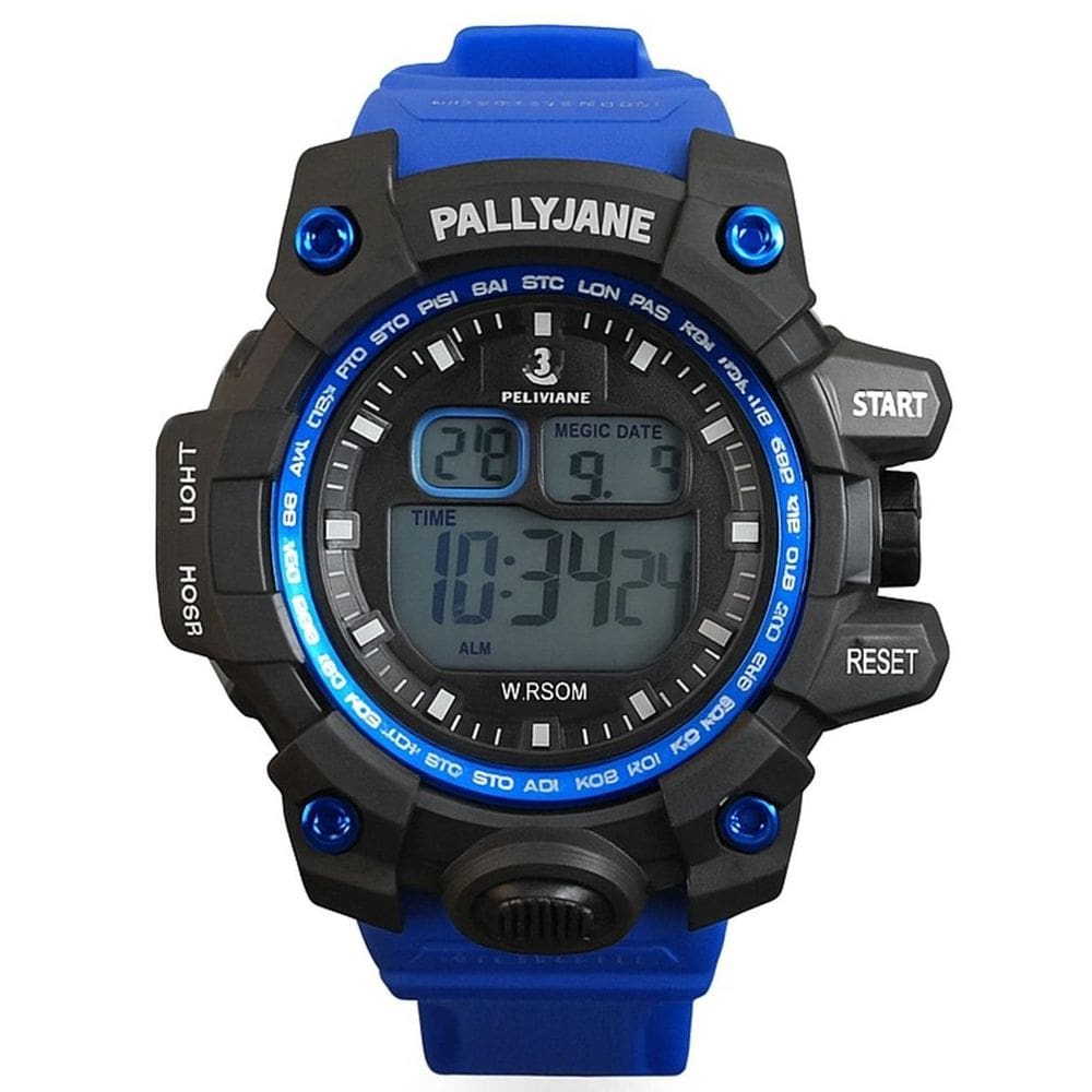 Relógio De Pulso Militar Azul Masculino Prova Dágua Europa