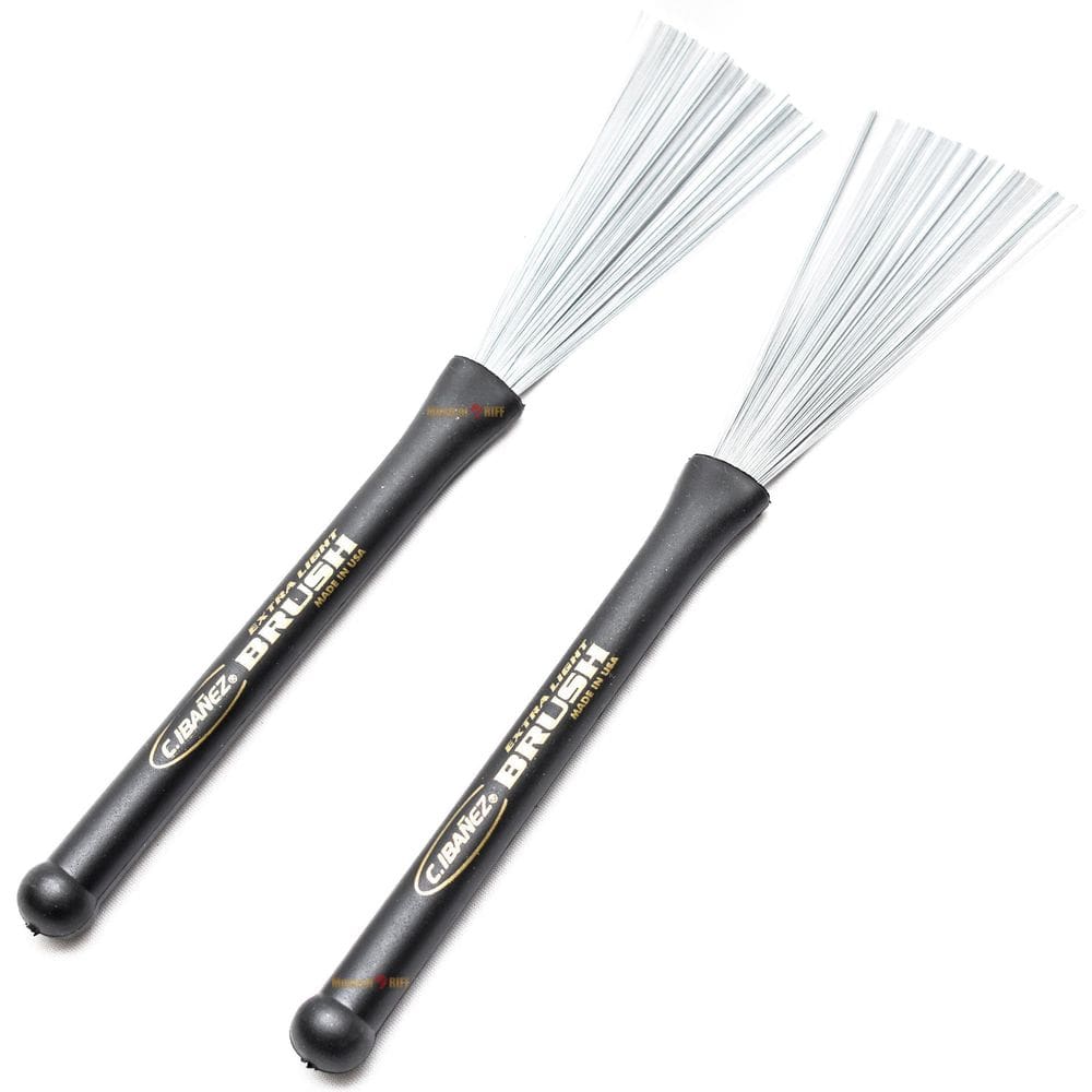 Par Baqueta Vassourinha Em Aco Jazz Brush C.Ibanez