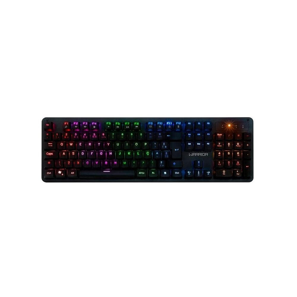 Teclado Gamer Multilaser Warrior Dunky Mec Blue RGB - TC248