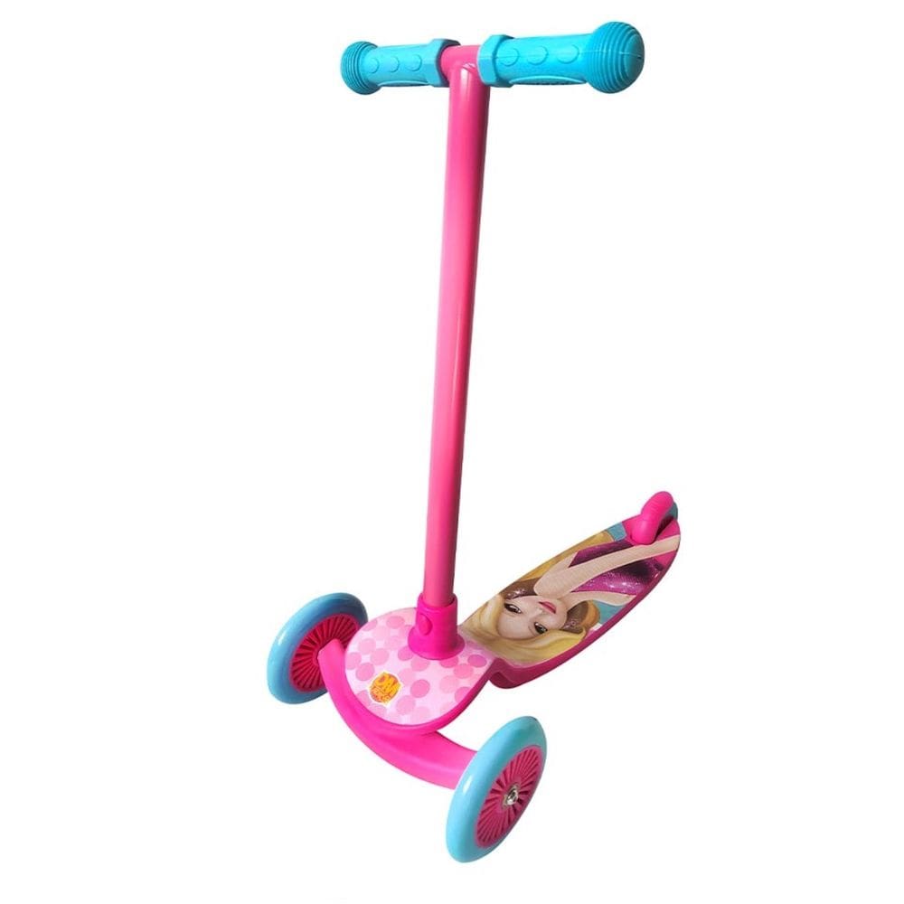 Patinete Menina Belinda Princesa Rosa 50Kg Ajustável Radical